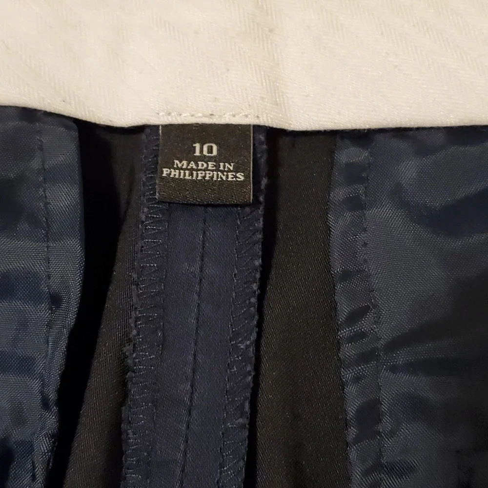 ANN TAYLOR Navy Straight Pants